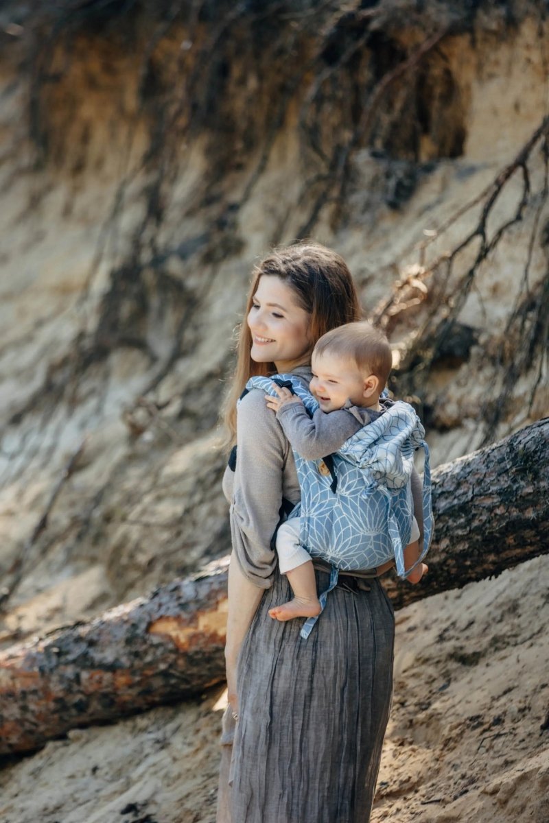 Lotus Blue Toddler Onbuhimo PRO by LennyLamb - OnbuhimoLittle Zen One99519312