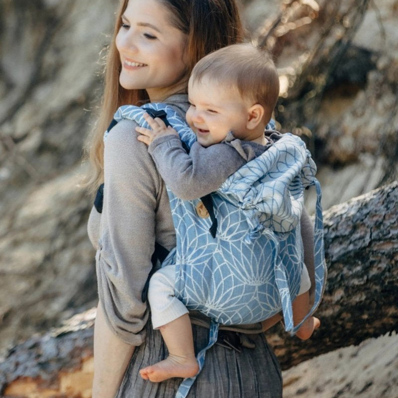 Lotus Blue Toddler Onbuhimo PRO by LennyLamb - OnbuhimoLittle Zen One99519312