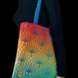 Lotus Rainbow Shopping Bag by LennyLamb - BagsLittle Zen One5907557757546