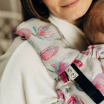 Magnolia Drool Pads & Reach Straps by LennyLamb - Baby Carrier AccessoriesLittle Zen One5907557704069