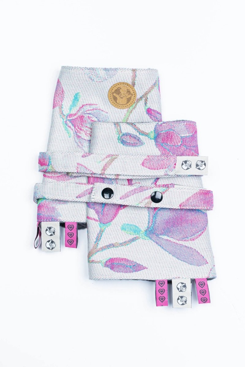 Magnolia Drool Pads & Reach Straps by LennyLamb - Baby Carrier AccessoriesLittle Zen One5907557704069