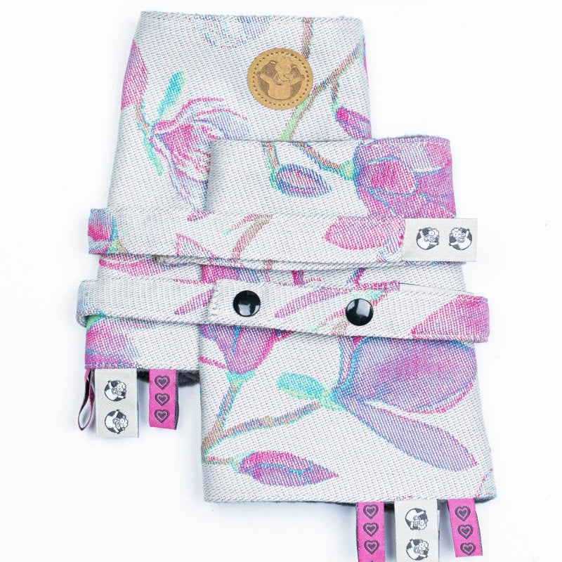 Magnolia Drool Pads & Reach Straps by LennyLamb - Baby Carrier AccessoriesLittle Zen One5907557704069