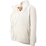 Mamalila Basel Off White Fleece Maternity and Babywearing Jacket Babywearing
