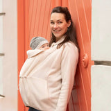 Mamalila Basel Off - White Fleece Maternity and Babywearing Jacket - Babywearing OuterwearLittle Zen One4251054515811