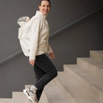 Mamalila Basel Off - White Fleece Maternity and Babywearing Jacket - Babywearing OuterwearLittle Zen One4251054515811