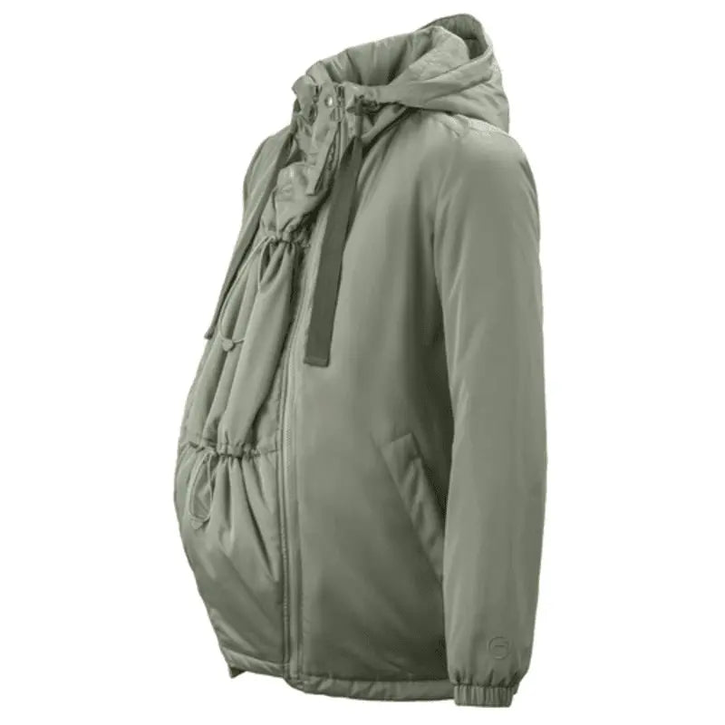 Mamalila Boston Agave Maternity and Babywearing Jacket Babywearing Outerwear