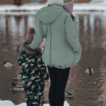 Mamalila Cosy Allrounder Agave Softshell Maternity and Babywearing Jacket