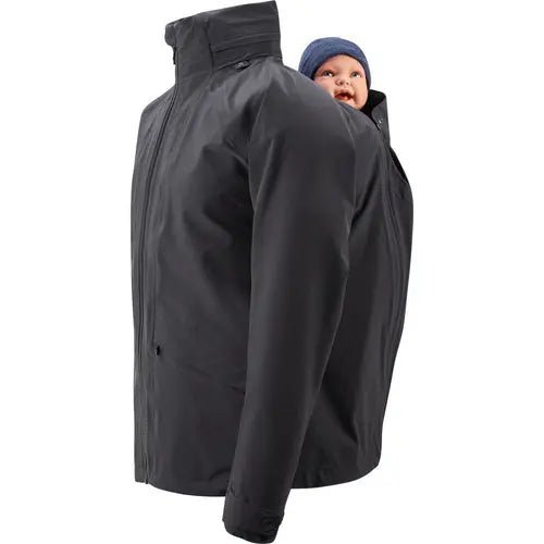 Mamalila Explorer Black Babywearing Jacket for Men Babywearing Outerwear
