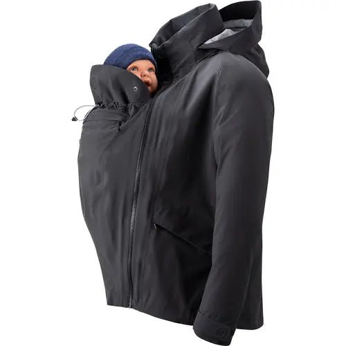 Mamalila Explorer Black Babywearing Jacket for Men Babywearing Outerwear