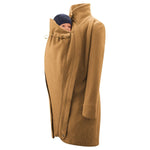 Mamalila Oslo Camel Maternity and Babywearing Wool Coat Babywearing Outerwear