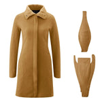 Mamalila Oslo Camel Maternity and Babywearing Wool Coat Babywearing Outerwear