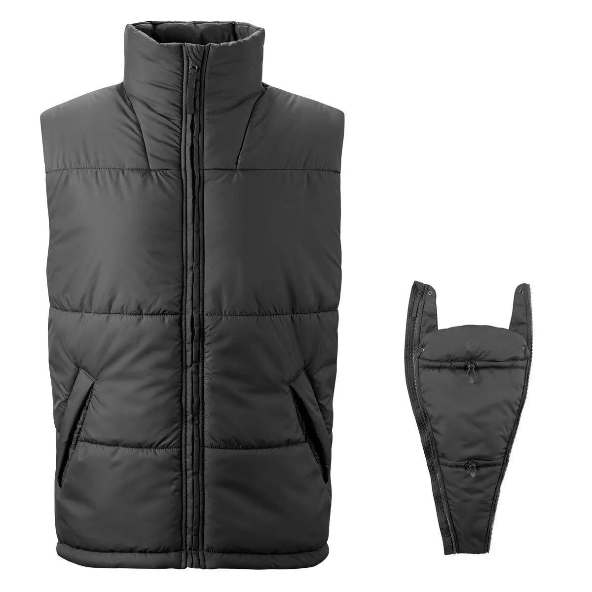 Mamalila Stockholm Black Unisex Babywearing Vest Babywearing Outerwear