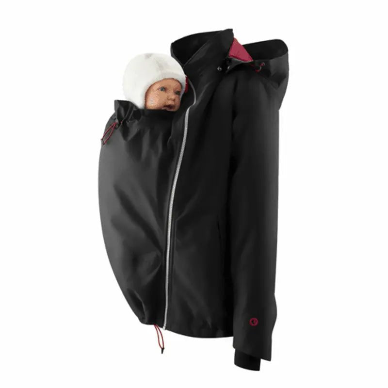 Mamalila Winterfriend Black with Berry Maternity and Babywearing Jacket - Babywearing OuterwearLittle Zen One55055952