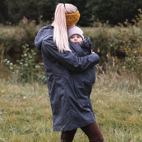 Mamalila Berlin Navy Coat for Maternity + Babywearing Mamalila at Little Zen One