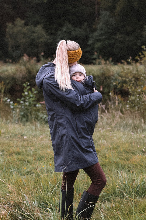 Mamalila Berlin Navy Coat for Maternity + Babywearing Mamalila at Little Zen One