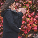 Mamalila Vienna Anthracite Grey Maternity and Babywearing Wool Coat Mamalila at Little Zen One