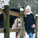 Mamalila Vienna Anthracite Grey Maternity and Babywearing Wool Coat Mamalila at Little Zen One