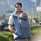 Mamalila Stockholm Steel Blue Unisex Babywearing Vest Mamalila at Little Zen One