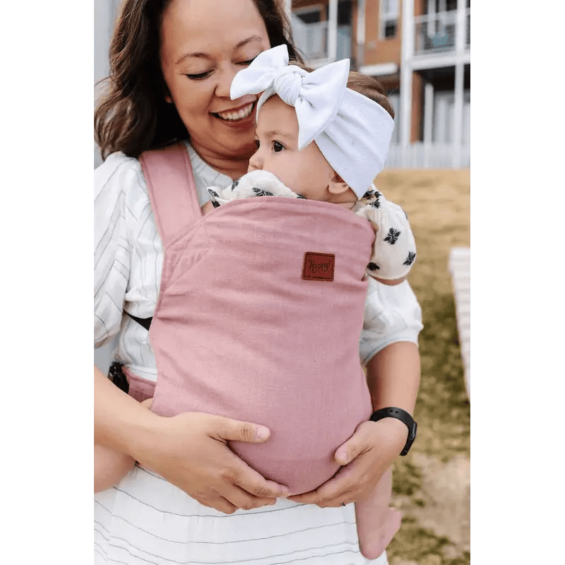 Mauve Versa Baby Carrier by Happy Baby Buckle Carrier
