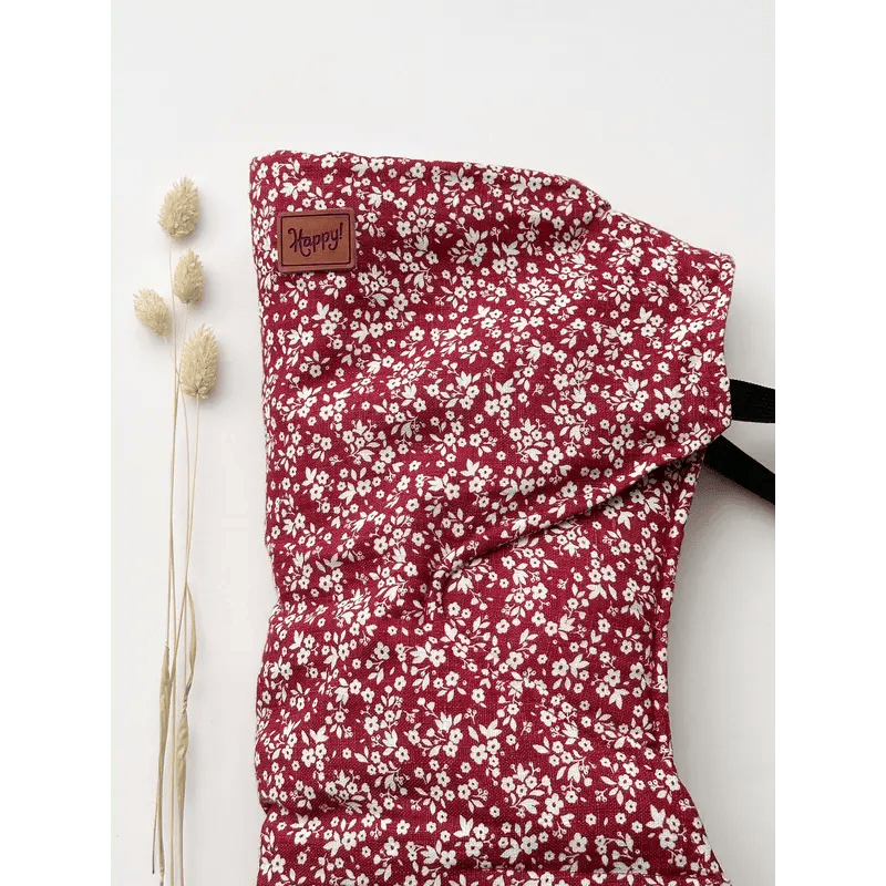 Merlot Bloom Desert Tan Revolution Baby Carrier by Happy Baby Buckle Carrier
