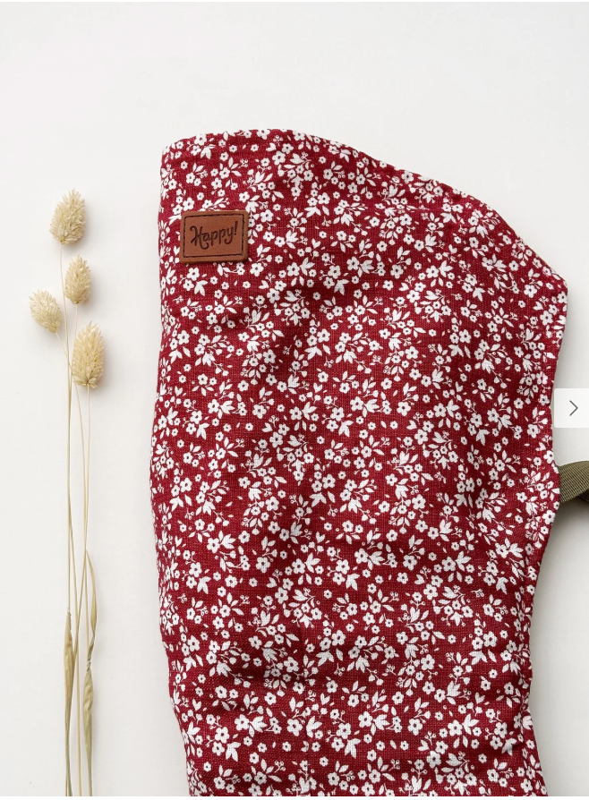 Merlot Bloom Toddler Carrier by Happy Baby Buckle Carrier