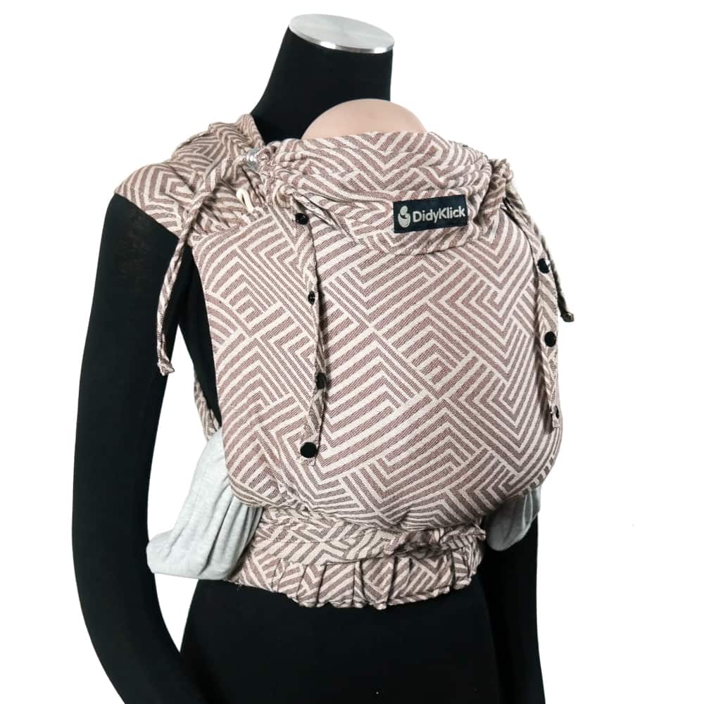 Metro Chestnut DidyKlick 4u Half Buckle by Didymos - Half Buckle CarrierLittle Zen One4048554350642