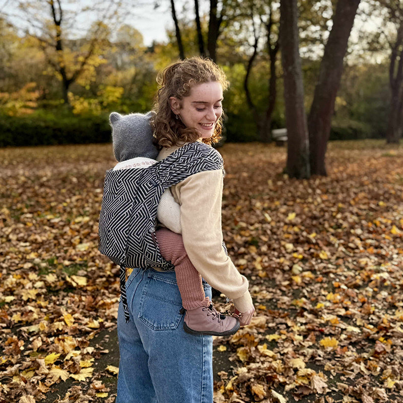 Metro Monochrome Toddler DidyKlick 4u by Didymos - Half Buckle CarrierLittle Zen One4048554843625