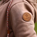 Angel Wings Babywearing Hoodie Latte
