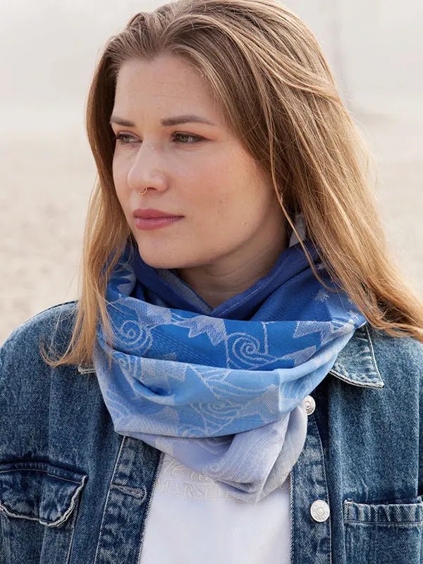 Misty Mountains Aduial Cowl by Oscha - Baby Carrier AccessoriesLittle Zen One1111145692