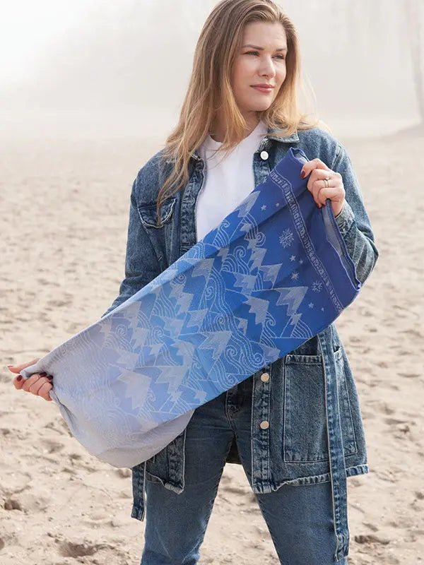 Misty Mountains Aduial Cowl by Oscha - Baby Carrier AccessoriesLittle Zen One1111145692