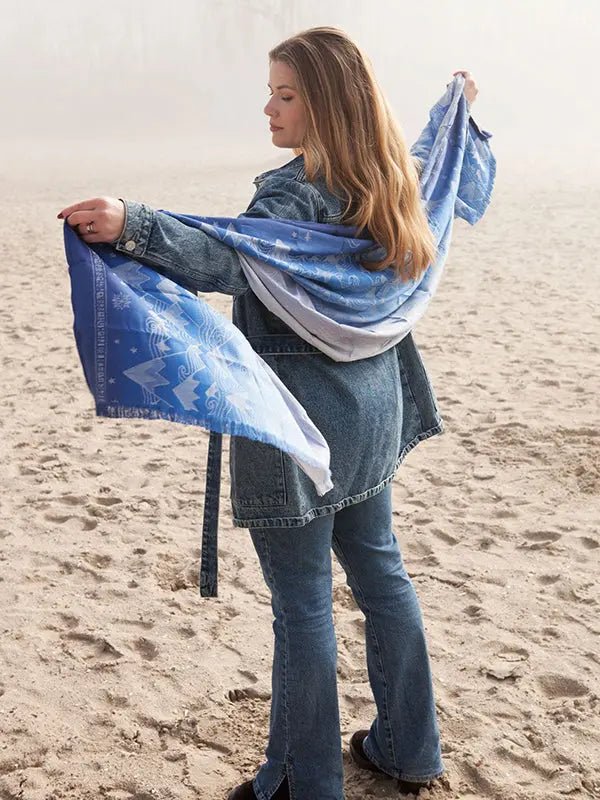 Misty Mountains Aduial Scarf by Oscha - Baby Carrier AccessoriesLittle Zen One1111145691
