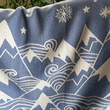 Misty Mountains Hith Cashwool Throw by Oscha Home Hobby