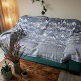 Misty Mountains Hith Cashwool Throw by Oscha Home Hobby