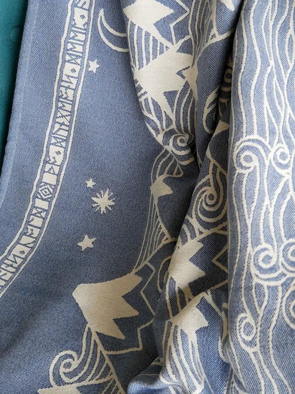 Misty Mountains Hith Cashwool Throw by Oscha Home Hobby