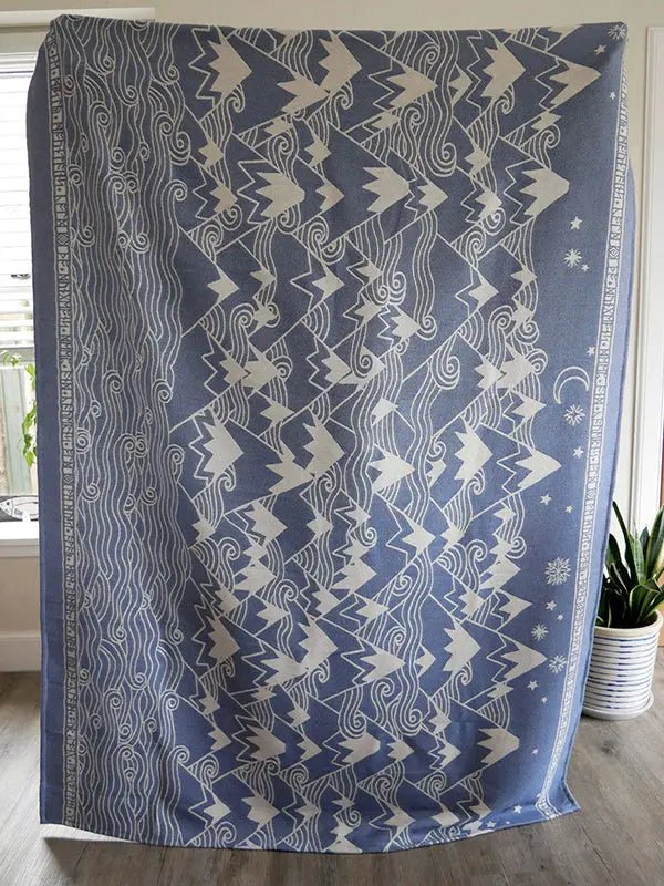 Misty Mountains Hîth Cashwool Throw by Oscha - Home & HobbyLittle Zen One111111305