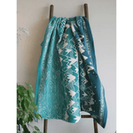 Misty Mountains Moonlit Brushed Cotton Blanket by Oscha Home Hobby