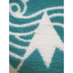 Misty Mountains Moonlit Brushed Cotton Blanket by Oscha Home Hobby