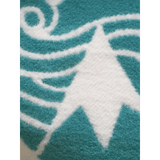 Misty Mountains Moonlit Brushed Cotton Blanket by Oscha Home Hobby