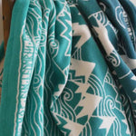 Misty Mountains™ Moonlit Brushed Cotton Blanket by Oscha - Home & HobbyLittle Zen One64393296