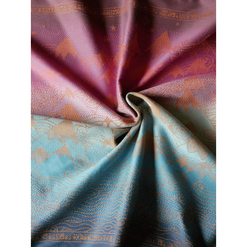 Misty Mountains™ Road Less Travelled Ring Sling by Oscha Oscha at Little Zen One