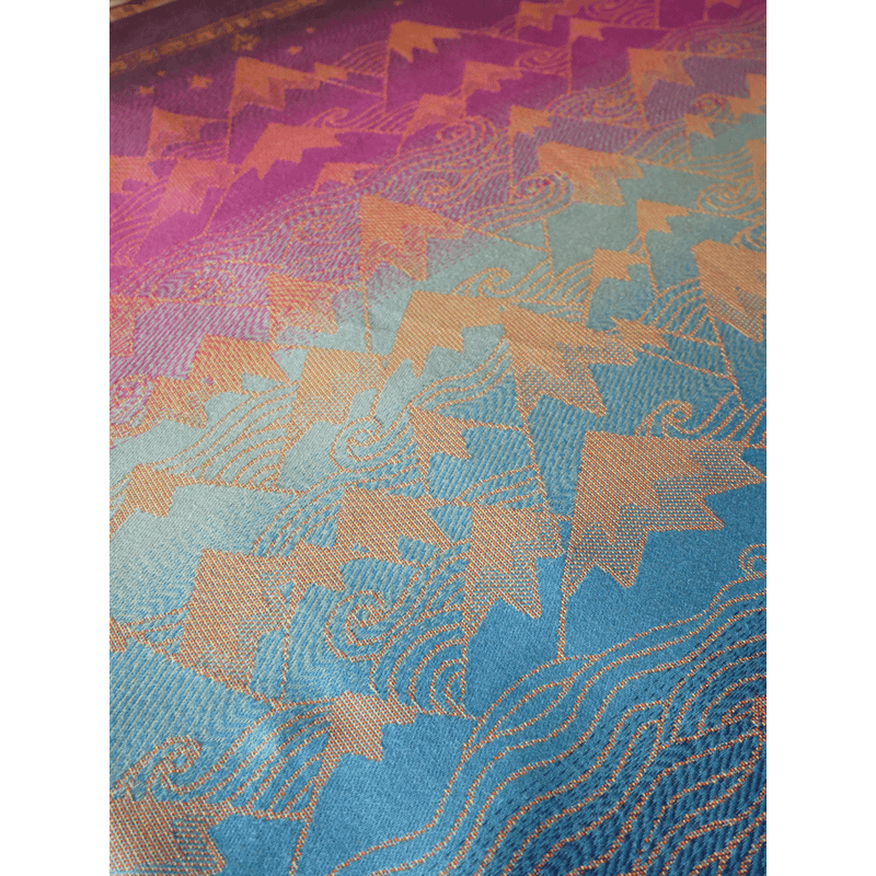 Misty Mountains™ Road Less Travelled Ring Sling by Oscha Oscha at Little Zen One