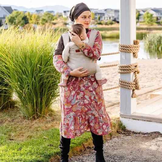 Natural Desert Tan Toddler Carrier by Happy Baby - Buckle CarrierLittle Zen One82082640