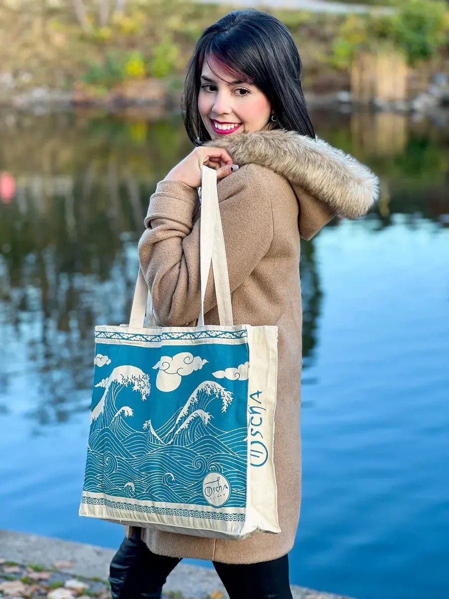Okinami Eco Tote Bag by Oscha Bags