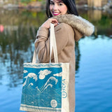 Okinami Eco Tote Bag by Oscha Bags