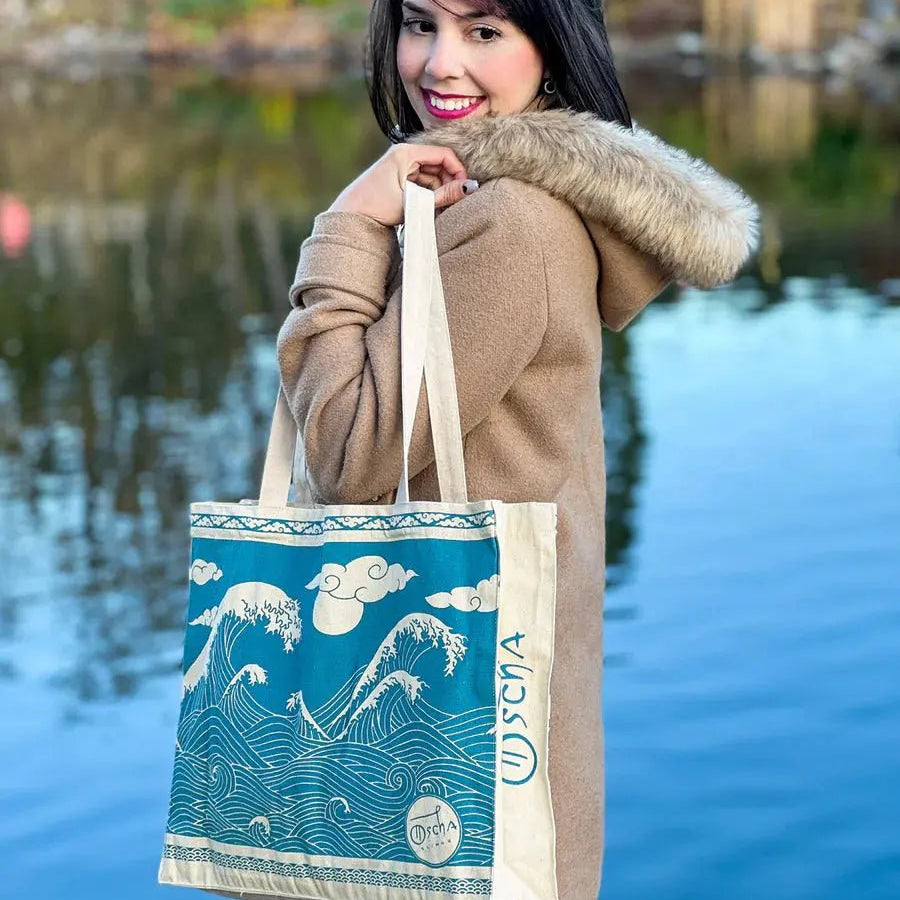 Okinami Eco Tote Bag by Oscha Bags