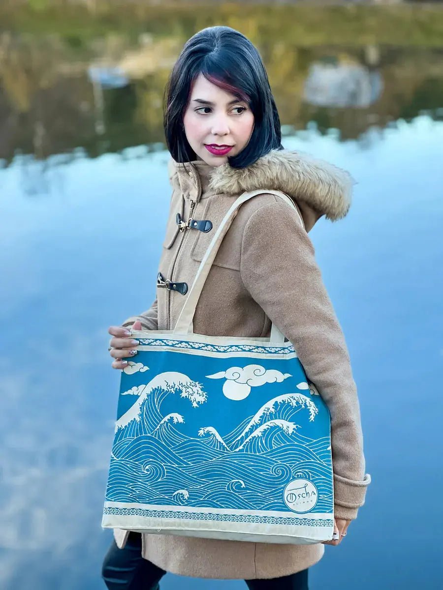 Okinami Eco Tote Bag by Oscha Bags