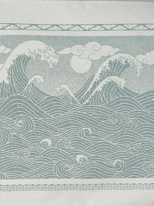 Okinami Kaio Fabric Piece by Oscha Fabric