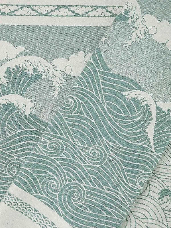 Okinami Kaio Fabric Piece by Oscha Fabric