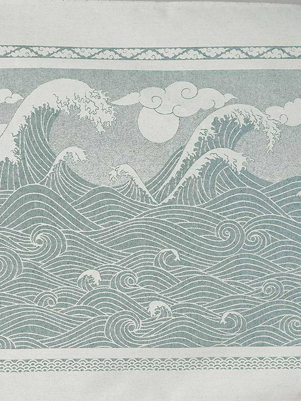 Okinami Kaio Shawl by Oscha Oscha at Little Zen One