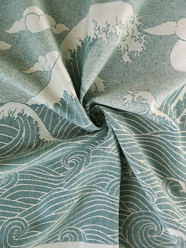 Okinami Kaio Shawl by Oscha Oscha at Little Zen One